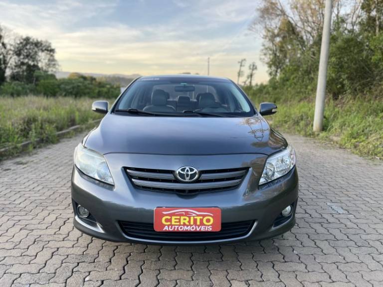 TOYOTA - COROLLA - 2008/2009 - Cinza - R$ 58.900,00