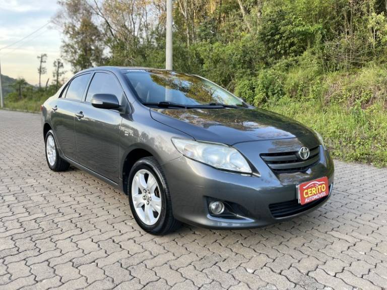 TOYOTA - COROLLA - 2008/2009 - Cinza - R$ 58.900,00